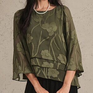 Chiffon Asymmetrical Blouse